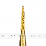 titan drill bit  sharp small "cone" gold